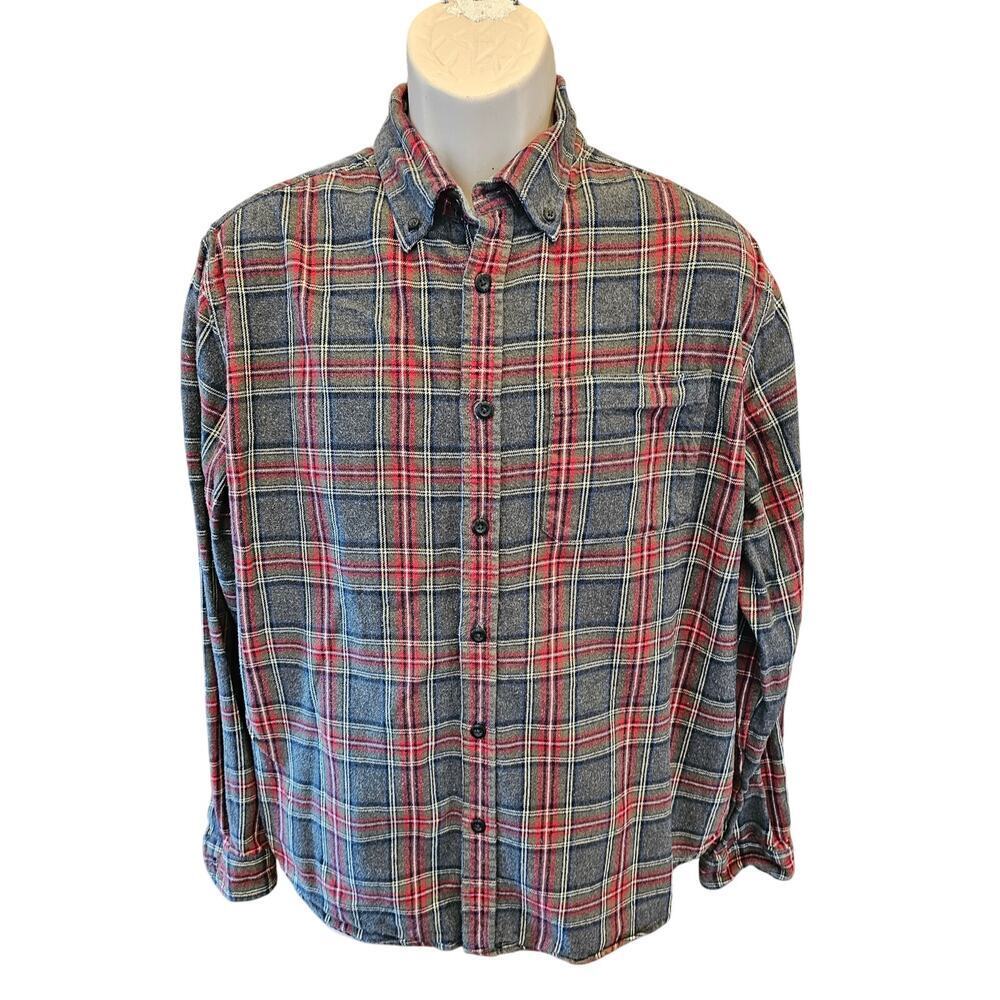 Eddie bauer XL Christmas holiday flannel long sleeve plaid warm winter button up